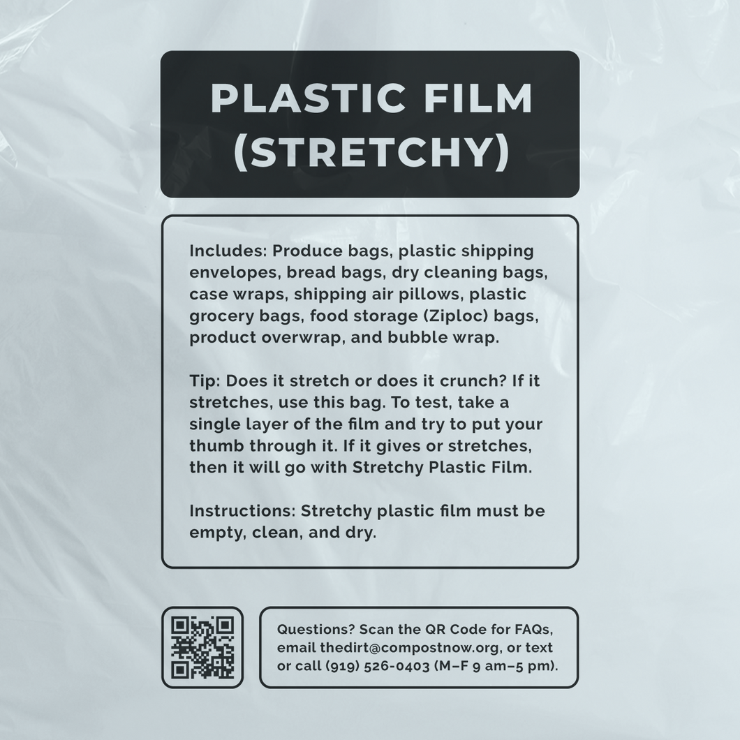 The Plastic Film (Stretchy) Bag